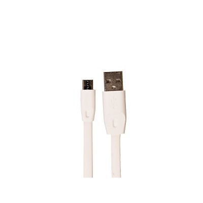 Кабель USB - micro USB Brera черный Diamond, 100 см (белый) 79160