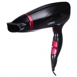 Leben. Фен для волос профессиональный 1800Вт, 2 скорости, 3 температурных режима, HT-1805 259-127