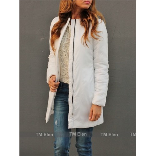 пальто женское легкое, белое (закупка ЭЛЕН Украина)