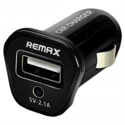 Автомобильный адаптер Remax АЗУ-USB (2100 mA) (черный) 41867