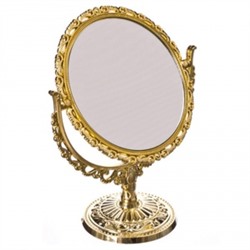 Зеркало настольное круглое, d22х17,5см, пластик, стекло, 2 цвета, 0813 301-050