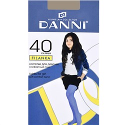 Колготки детские Danni Filanka 40 (телесный)