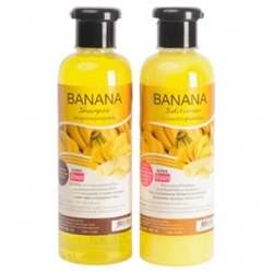 Banna. Набор: шампунь+бальзам для волос "Банан", 360мл