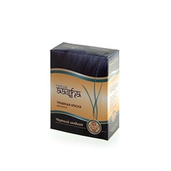 Черный индиго - Ааша -травяная краска для волос, 60 г