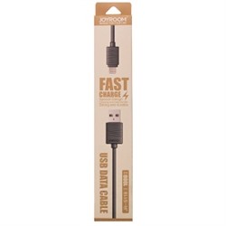 Кабель USB - Apple lightning Joy Room JR-S118 Fast series для iPhone 5 (100 см) (черный) 78704