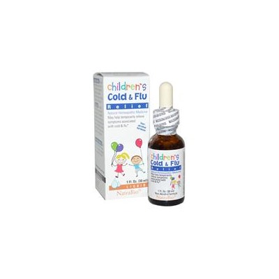 NatraBio, Средство от простуды и гриппа для детей, 1 жидкая унция (30 мл)